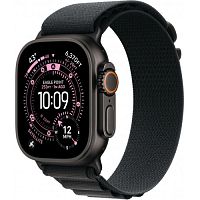 Apple Watch Ultra 3 (MF0Q4) GPS + Cellular 49mm Black Titanium Case with Black Alpine Loop - S