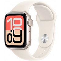 Apple Watch SE 3, 40 мм, MEH34, корпус из алюминия (сияющая звезда), спортивный ремешок (сияющая звезда) S/M